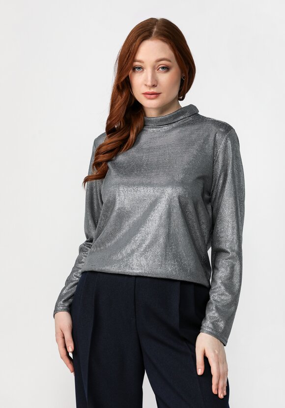 Водолазка с люрексом шир.  580, рис. 25