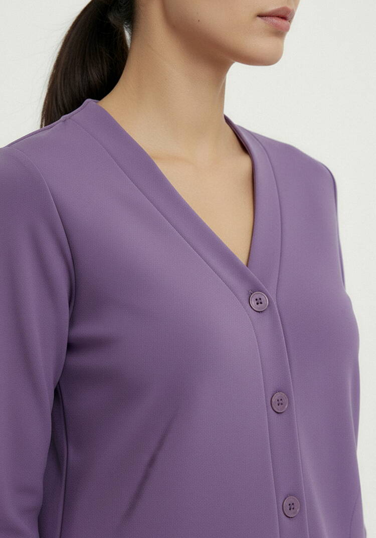 Кардиган на пуговицах утепленный шир.  750, рис. 30