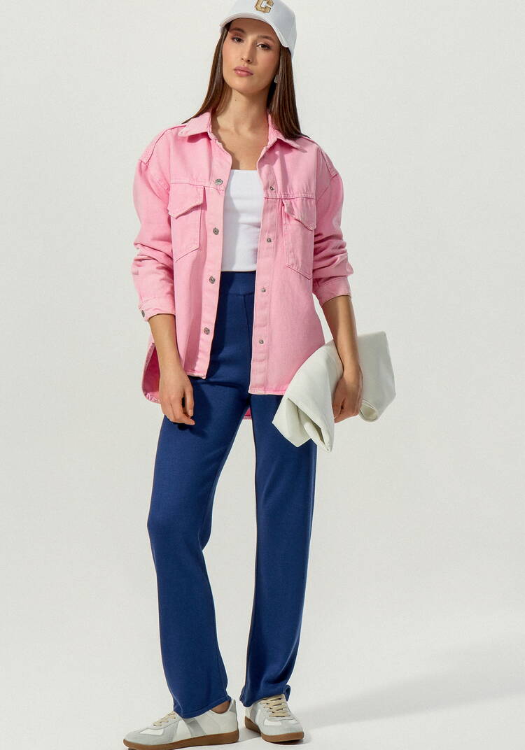 Брюки прямого кроя на широкой резинке шир.  750, рис. 3