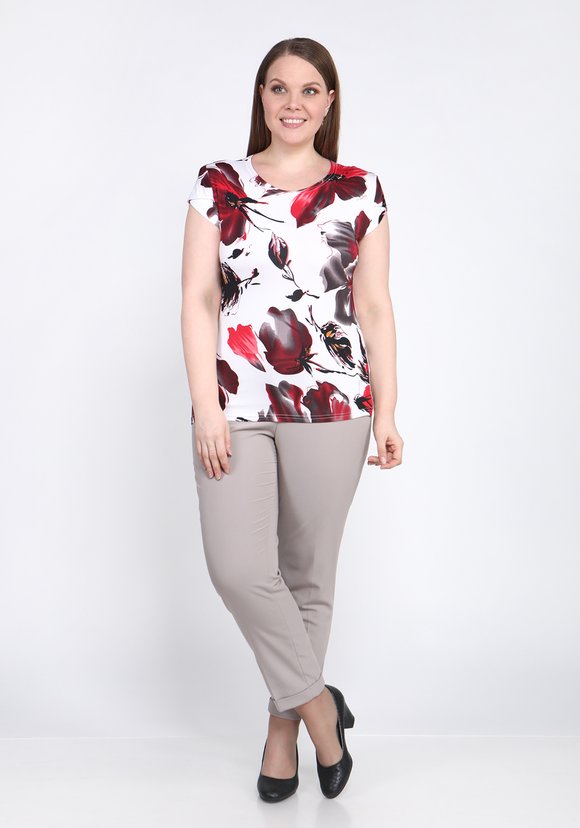 Блуза Универсальная красота шир.  580, рис. 9