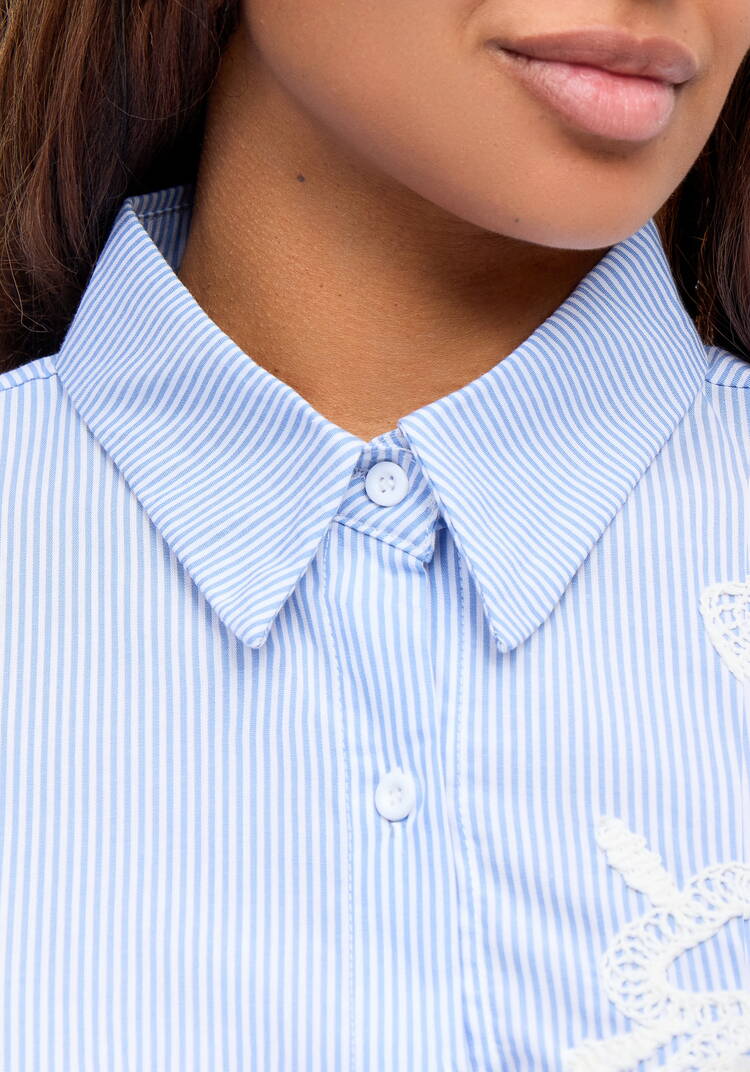 Рубашка с вышивкой Марлен шир.  750, рис. 5