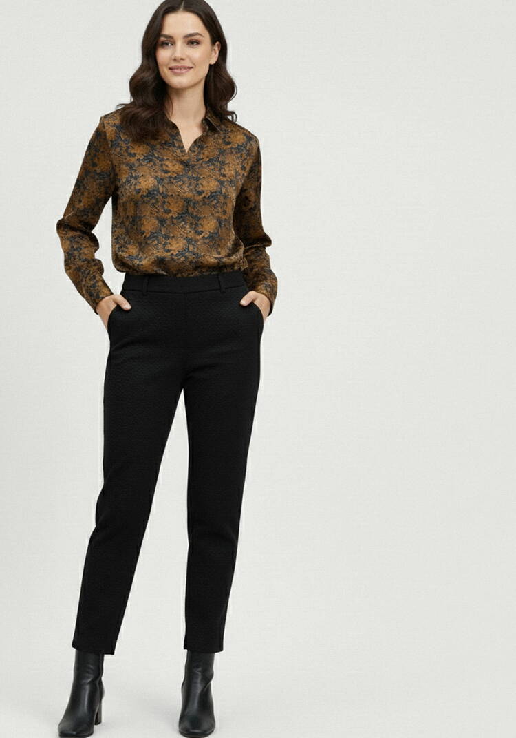 Блуза с жаккардовым узором шир.  750, рис. 17