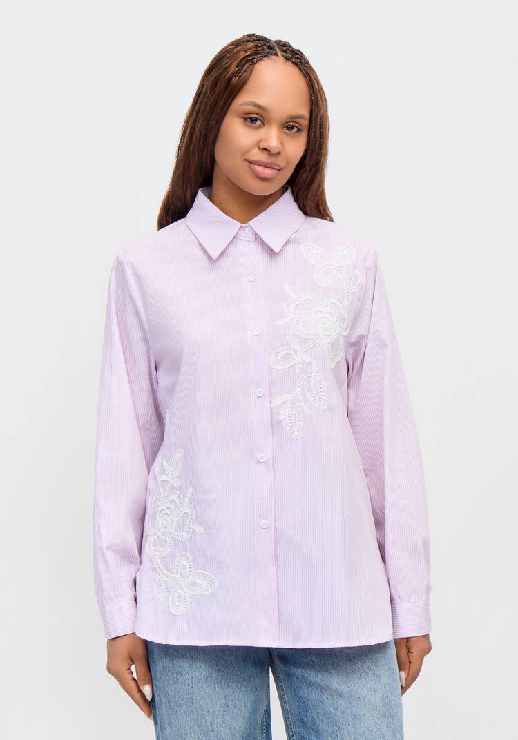 Рубашка с вышивкой Марлен шир.  750, рис. 10