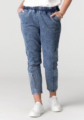 Джинсы Фриста с принтом