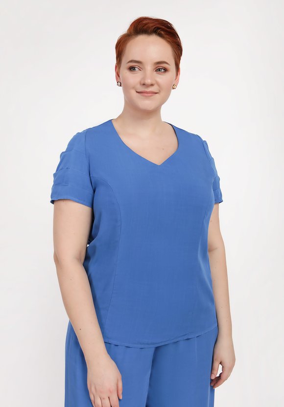 Блуза Пленительная простота шир.  580, рис. 2