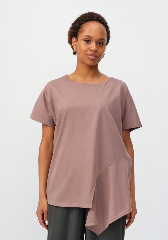 Блуза с асимметричным кроем шир.  580, рис. 12