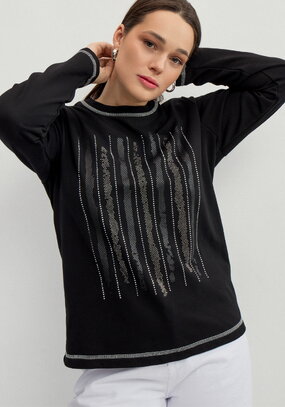 Лонгслив свободного кроя