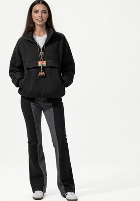 Джинсы комбинированные двухцветные