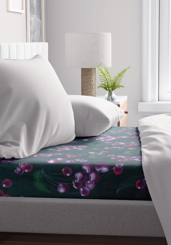 Простыня Вишневый сад шир.  580, рис. 1