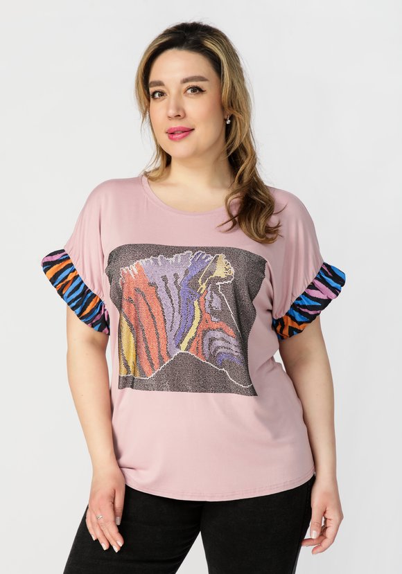 Футболка женская Роза шир.  580, рис. 4