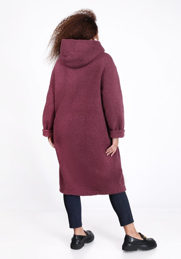 Пальто из шерсти мериноса с капюшоном шир.  580, рис. 2