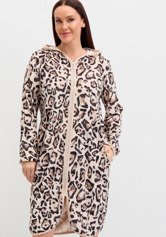 Халат махровый на молнии шир.  580, рис. 1