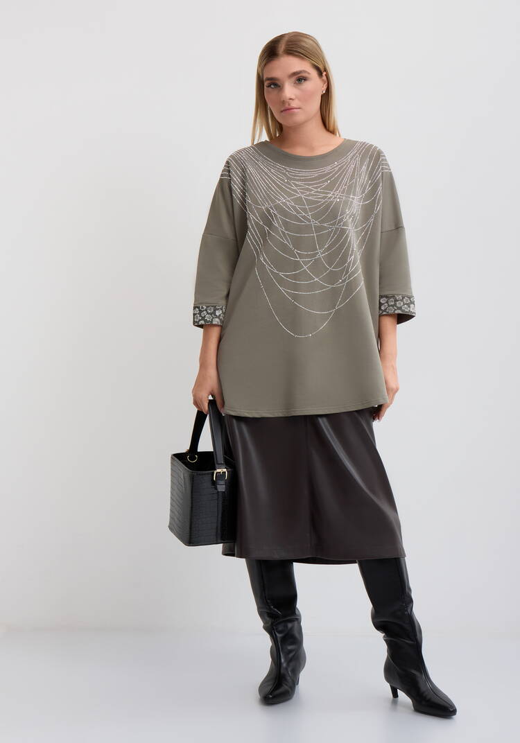 Туника со стразами Эмилия шир.  750, рис. 2