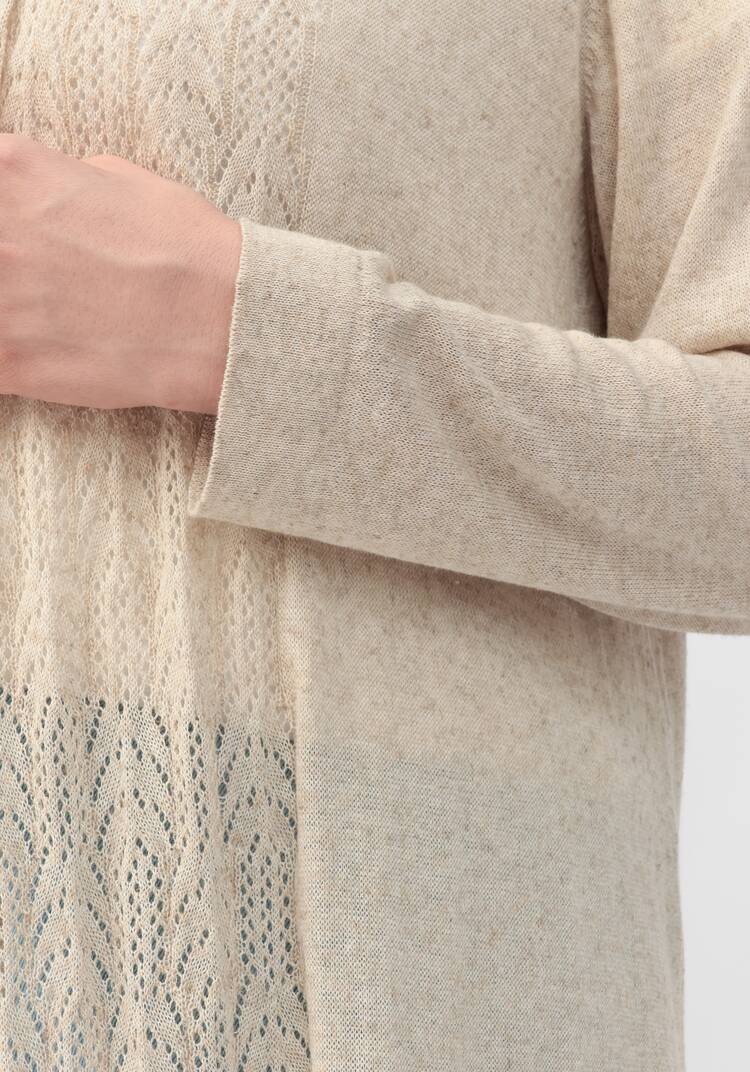 Кардиган из смесовой пряжи Белла шир.  750, рис. 6