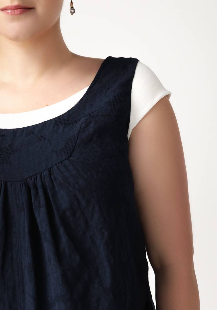 Блуза Музыкальная нота шир.  750, рис. 3