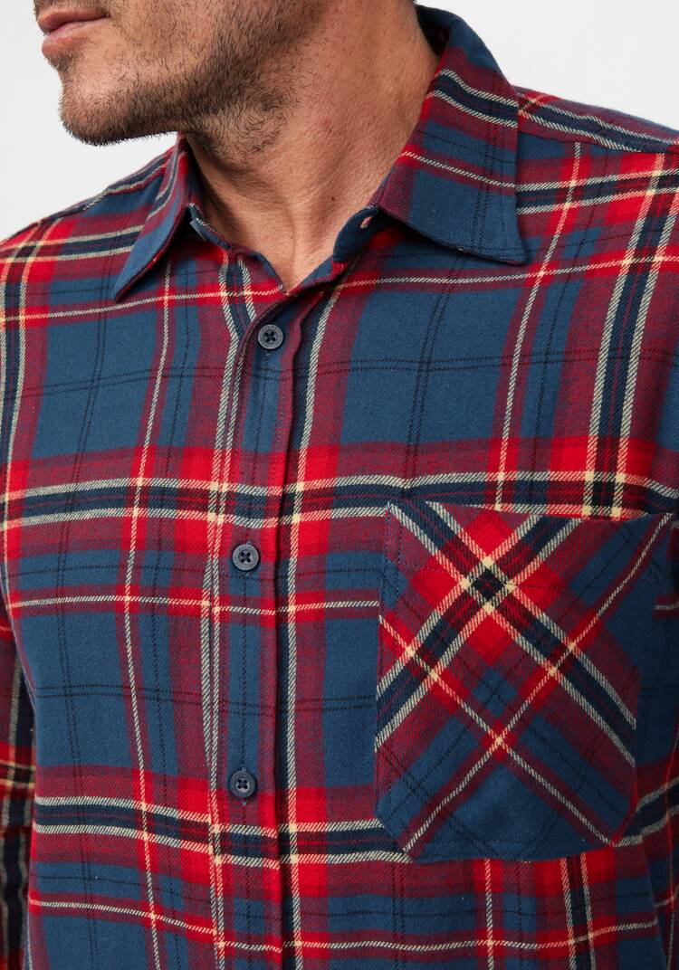 Фланелевая рубашка в клетку Лука шир.  750, рис. 6