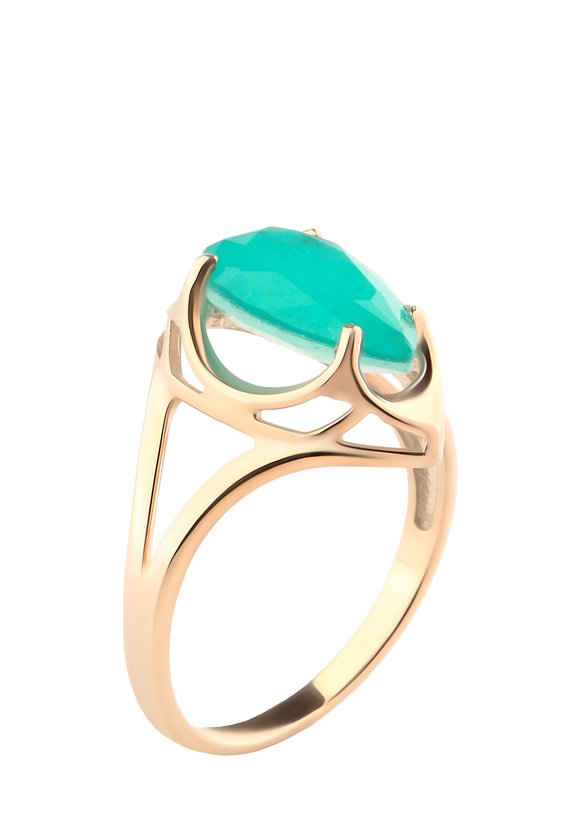 Серебряное  кольцо Одри шир.  580, рис. 1