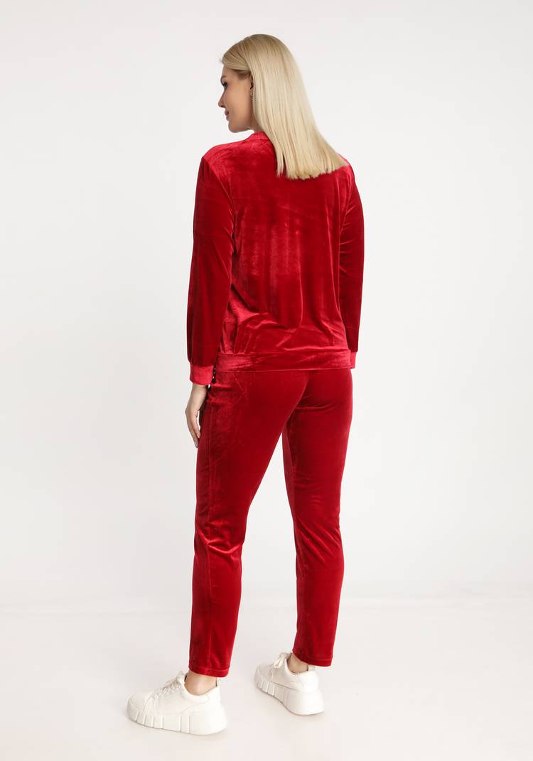 Костюм из бархата с аппликацией шир.  750, рис. 6