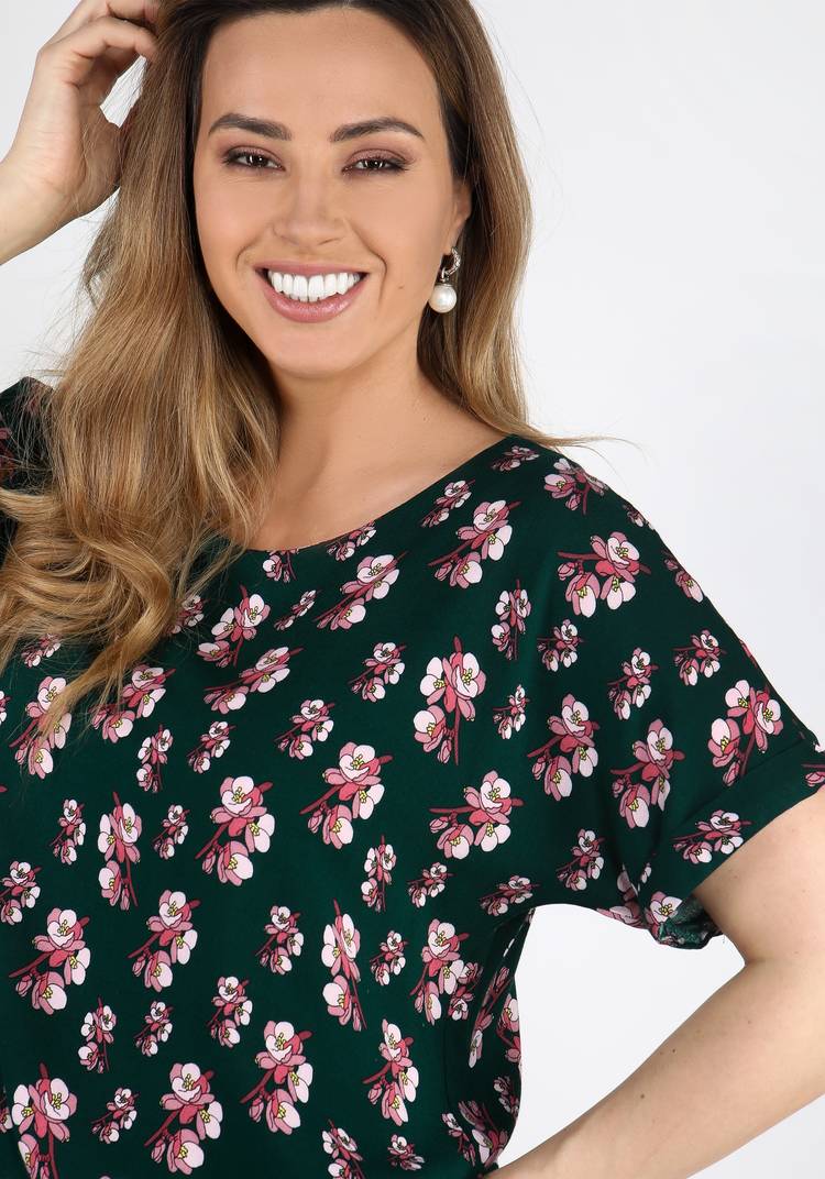 Блуза Цветочный рассвет шир.  750, рис. 12