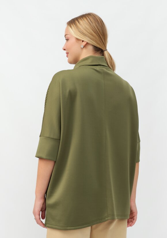 Блуза Жанна со стразами шир.  580, рис. 15