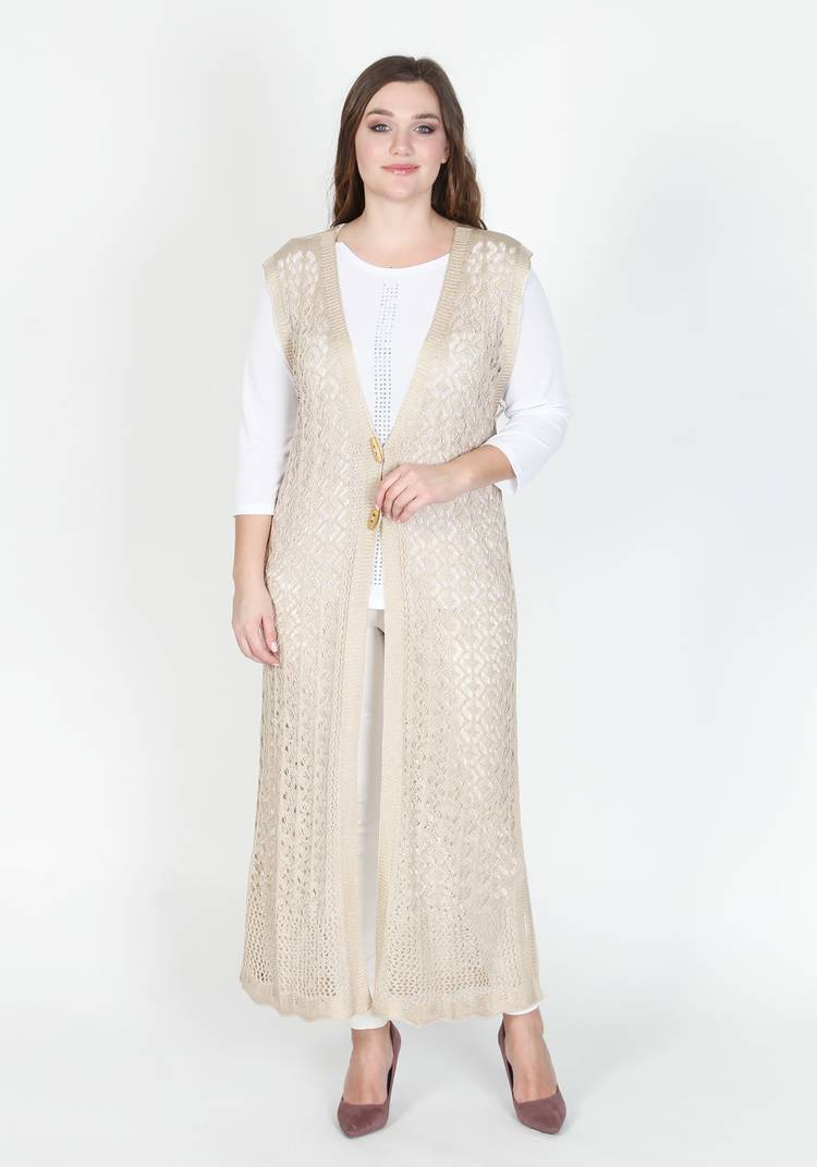 Кардиган ажурный Каталина шир.  750, рис. 6