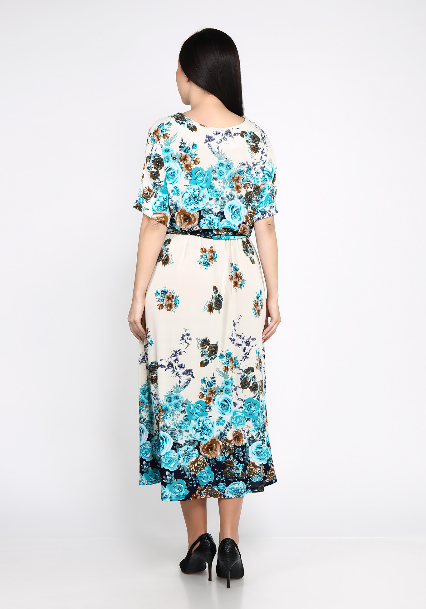 Платье "Беула" Kumar collection, размер 62, цвет коралловый - фото 4