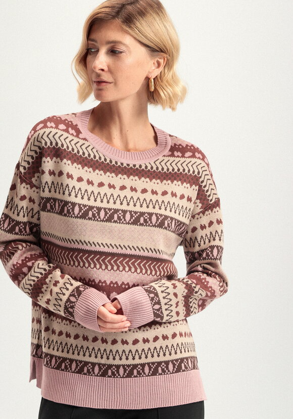 Джемпер со скандинавским рисунком шир.  580, рис. 13