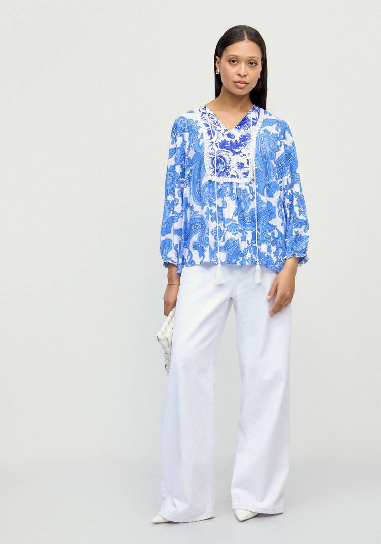 Блуза Весна внутри меня шир.  750, рис. 7