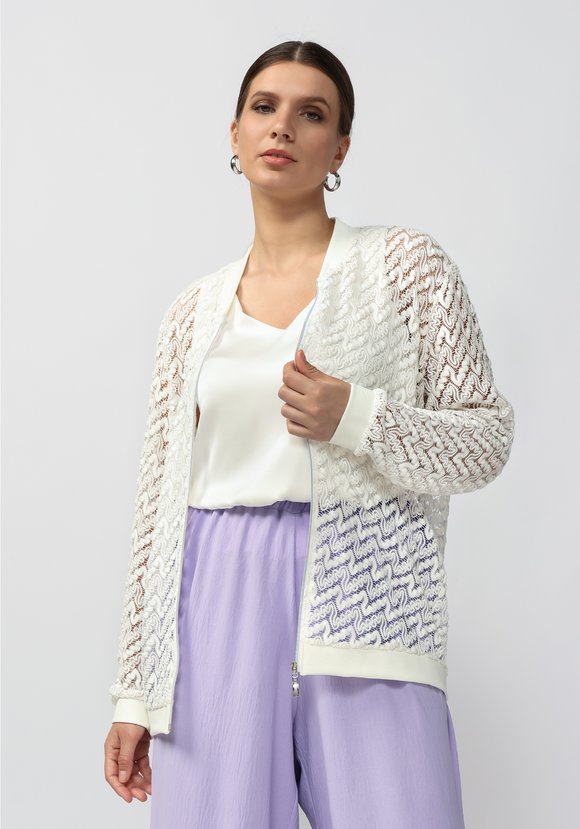 Бомбер кружевной Ребекка шир.  580, рис. 11