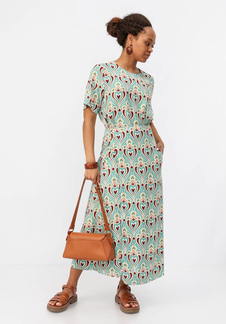 Платье с имитацией юбки шир.  750, рис. 8