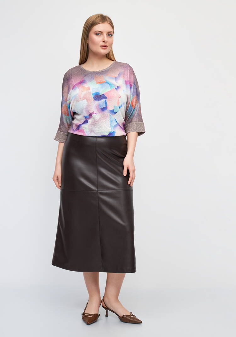 Блуза со стразами Амилия шир.  750, рис. 17