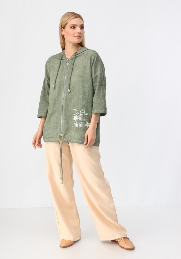 Блуза с капюшоном Милена шир.  580, рис. 7