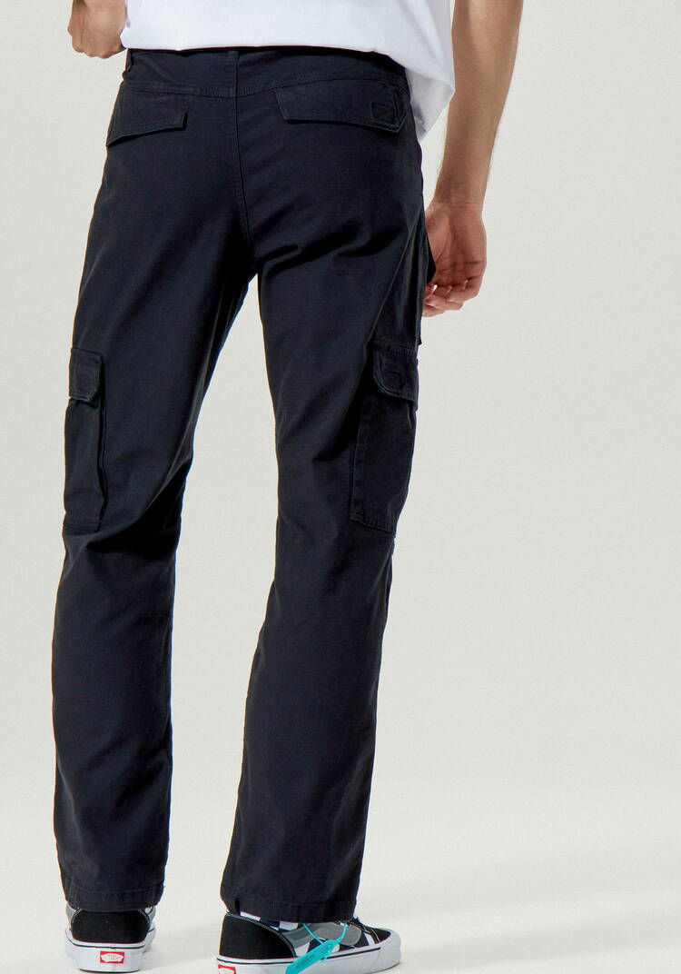 Брюки карго с накладными карманами шир.  750, рис. 9