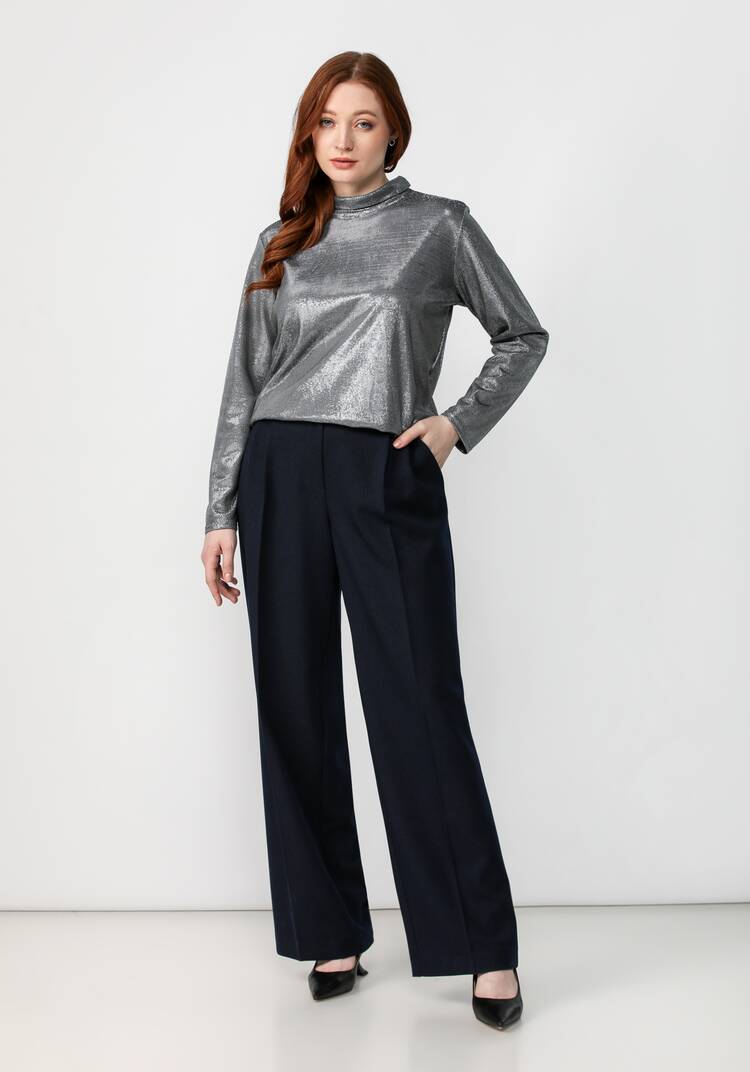 Водолазка с люрексом шир.  750, рис. 24