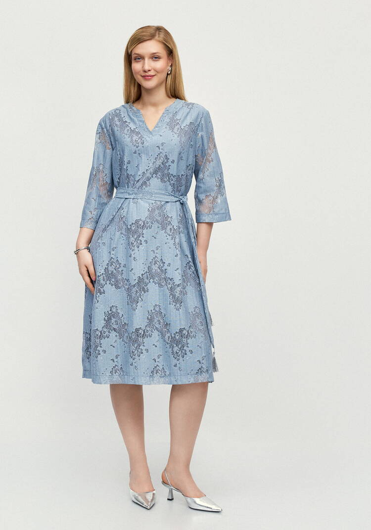 Платье Воздушная музыка кружева шир.  750, рис. 8