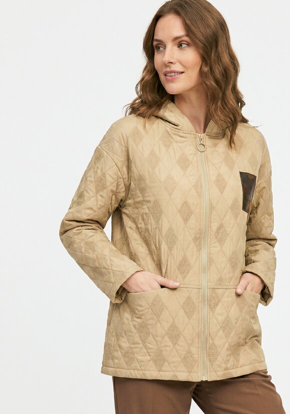 Куртка на молнии с фактурным рисунком шир.  580, рис. 6