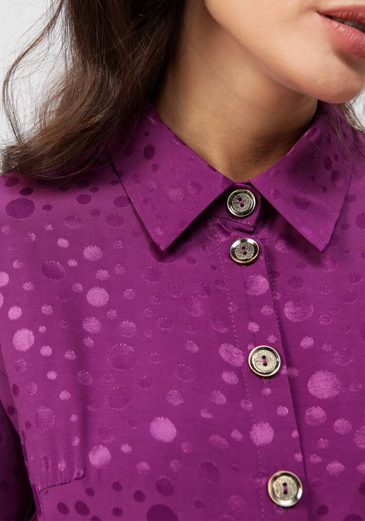 Платье на пуговицах со складками на юбке шир.  750, рис. 6