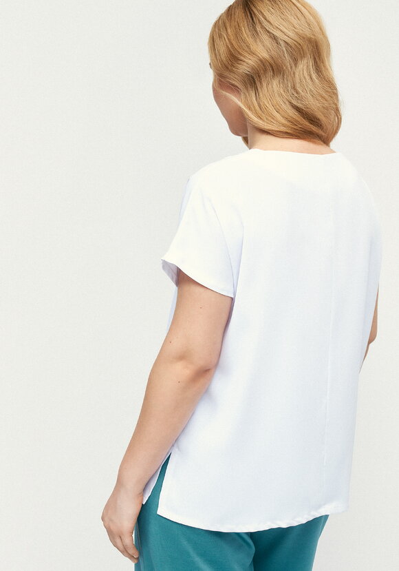 Блуза с принтом с напылением шир.  580, рис. 11