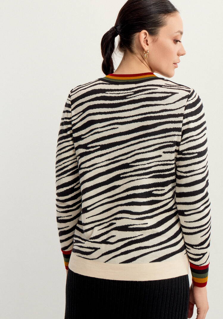 Джемпер с жаккардовым рисунком шир.  750, рис. 21