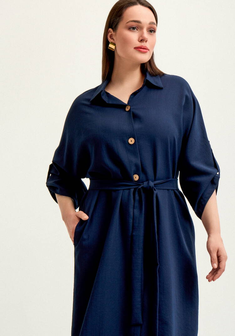 Платье-рубашка Виктория шир.  750, рис. 17