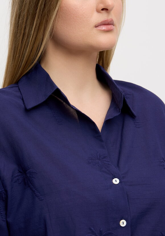 Блуза с вышивкой Ла Пальма шир.  580, рис. 10