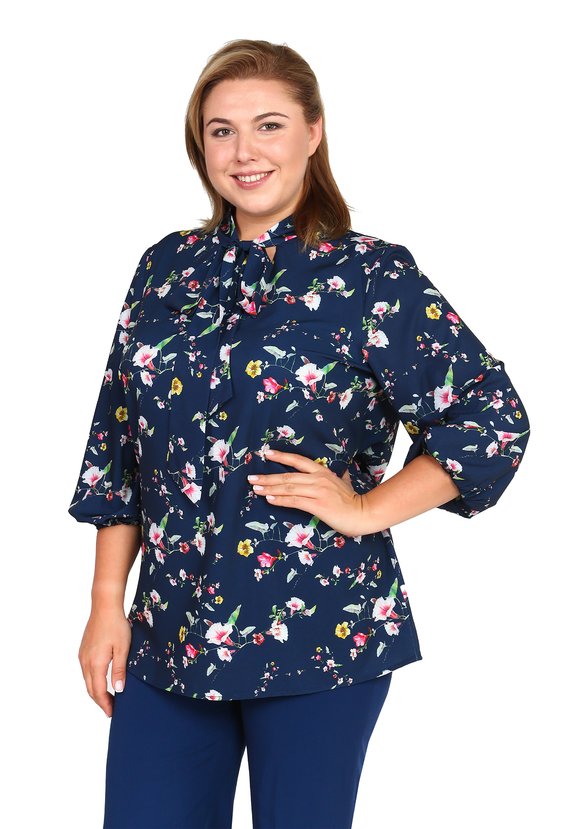 Блуза Вечерняя Мелодия шир.  580, рис. 2