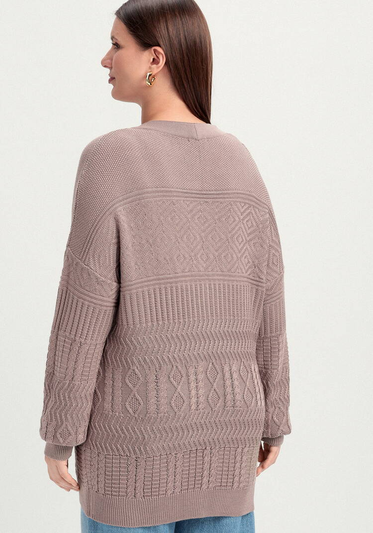 Кардиган с эклектичным узором шир.  750, рис. 11