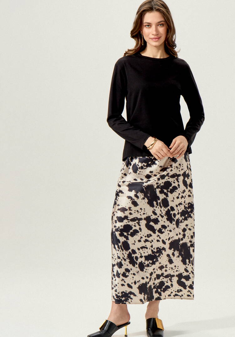 Лонгслив с круглым воротом из хлопка шир.  750, рис. 15