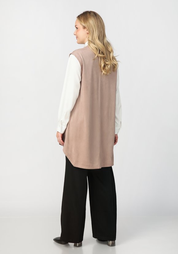 Жилет замшевый Бетти шир.  580, рис. 8