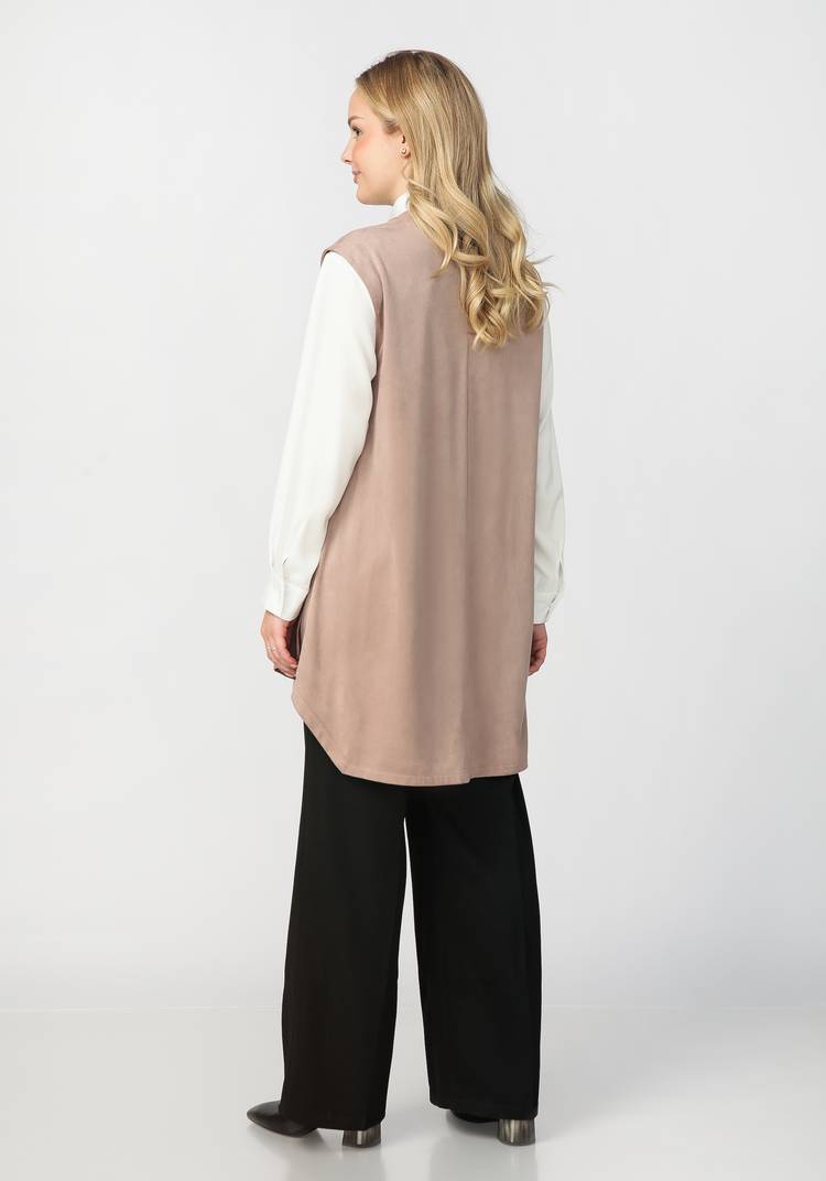 Жилет замшевый Бетти шир.  750, рис. 8