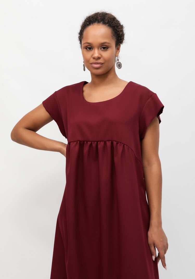 Платье с отрезной кокеткой по талии шир.  750, рис. 14