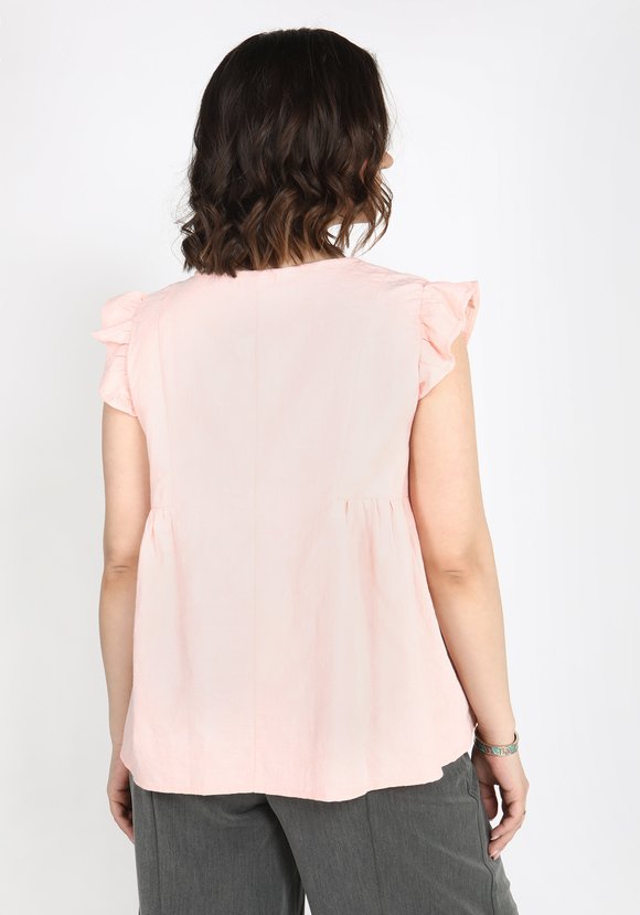 Блуза с рукавом крылышком шир.  580, рис. 6