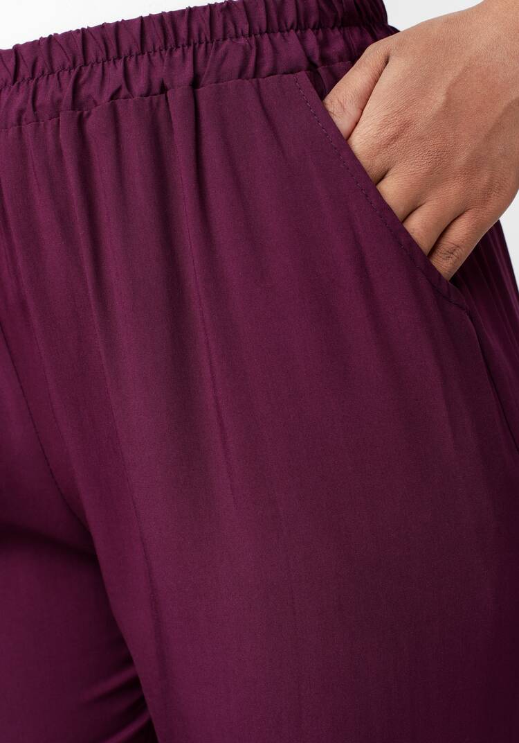 Брюки прямые с резинкой по поясу шир.  750, рис. 19