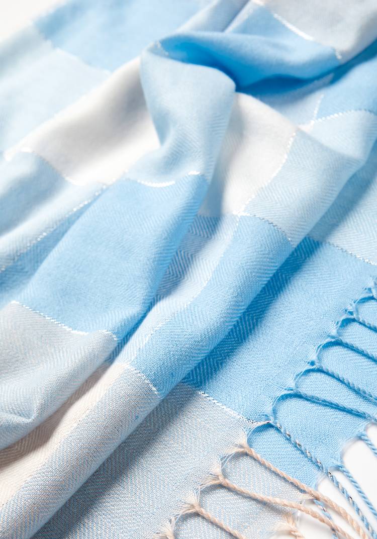 Палантин в клетку Амели шир.  750, рис. 12